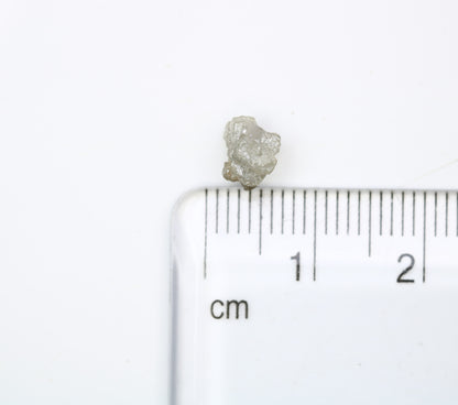 1.28 CT Uncut Raw Rough Grey Loose Diamond For Engagement Ring - JayKrishna Diamond