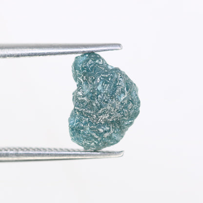 2.61 CT Irregular Cut Raw Rough Blue Diamond For Wedding Ring - JayKrishna Diamond