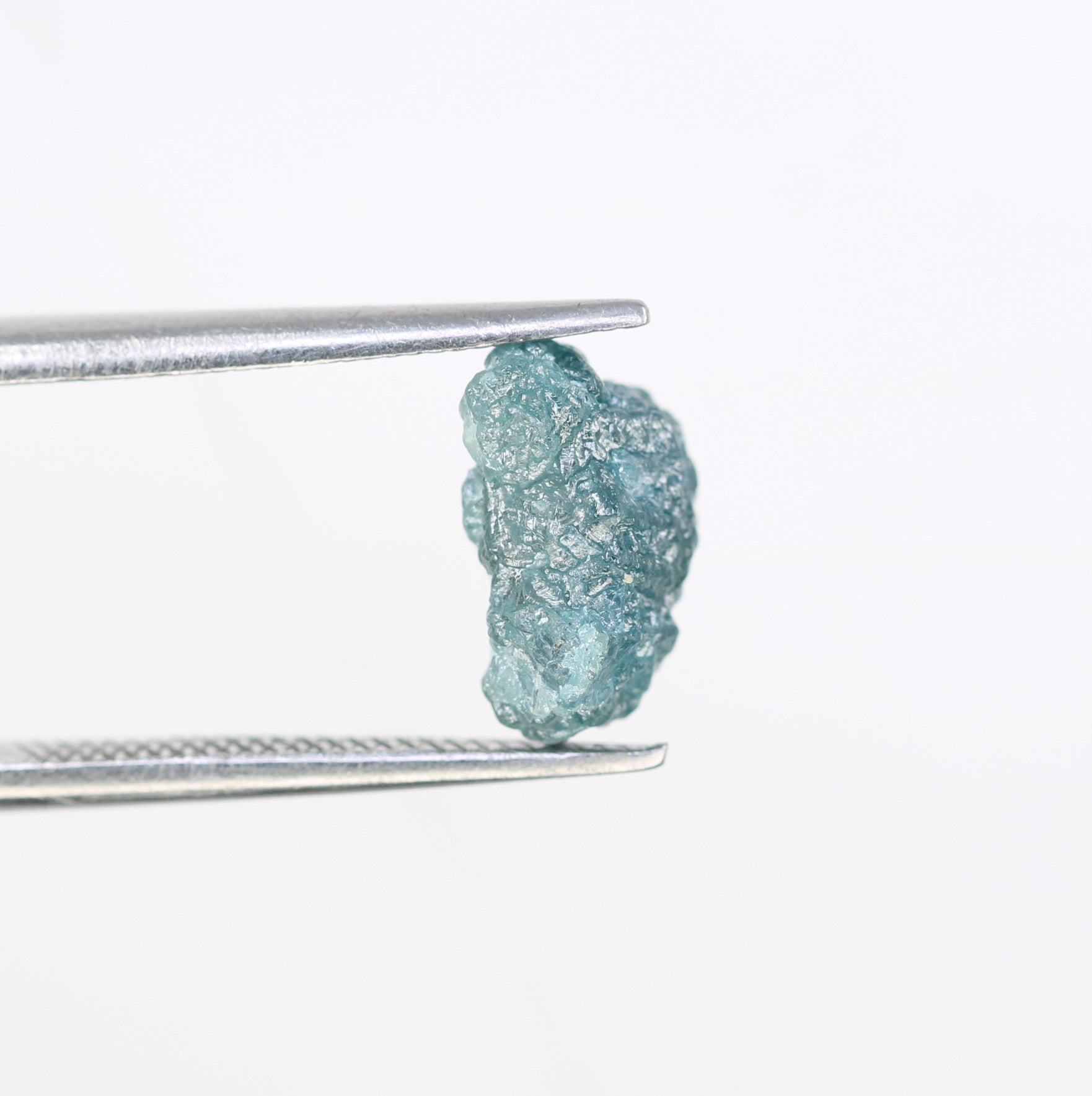 2.61 CT Irregular Cut Raw Rough Blue Diamond For Wedding Ring - JayKrishna Diamond