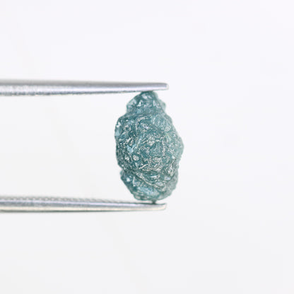 2.61 CT Irregular Cut Raw Rough Blue Diamond For Wedding Ring - JayKrishna Diamond