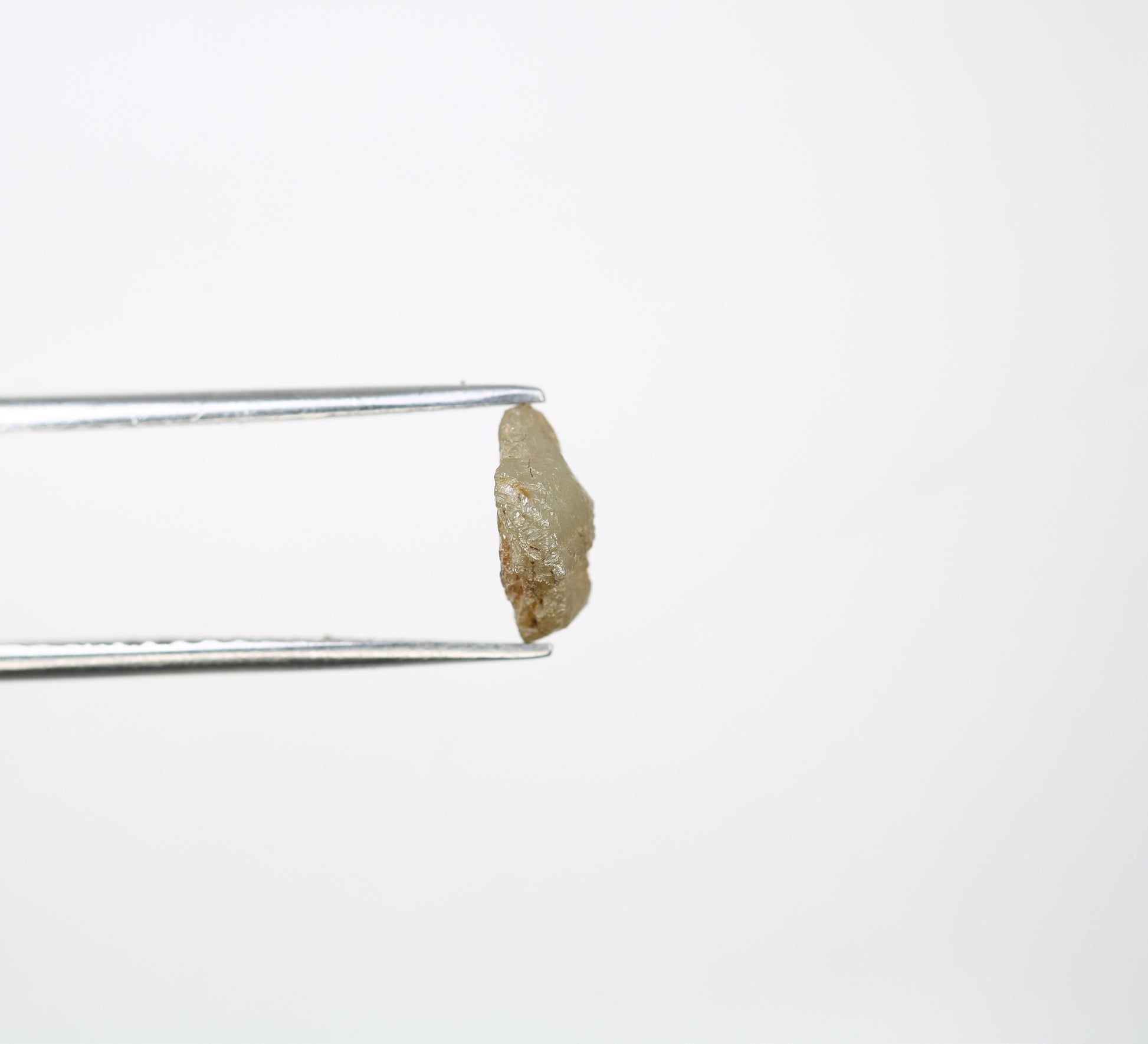 1.25 CT Uncut 8.30 MM Raw Greenish Rough Diamond For Engagement Ring - JayKrishna Diamond