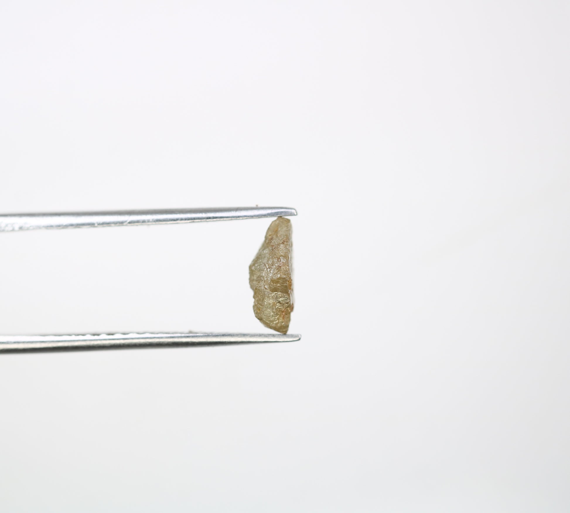 1.25 CT Uncut 8.30 MM Raw Greenish Rough Diamond For Engagement Ring - JayKrishna Diamond