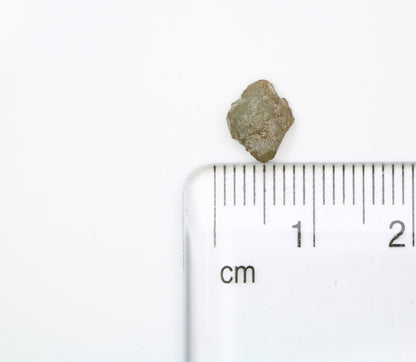 1.25 CT Uncut 8.30 MM Raw Greenish Rough Diamond For Engagement Ring - JayKrishna Diamond