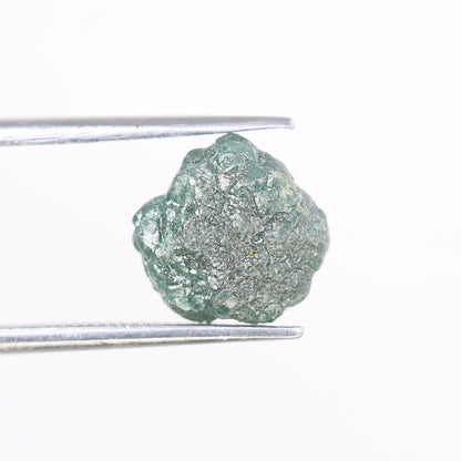 3.19 CT Raw Blue Rough Uncut Diamond For Engagement Ring, Her Gift - JayKrishna Diamond