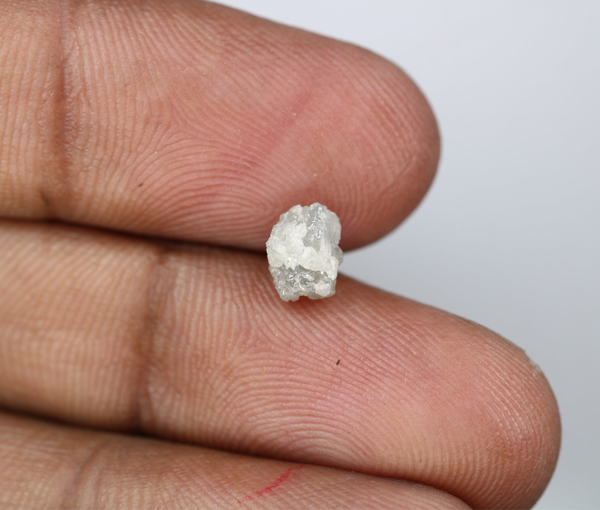 1.32 CT Irregular Cut Grey Raw Rough Diamond For Engagement Ring - JayKrishna Diamond