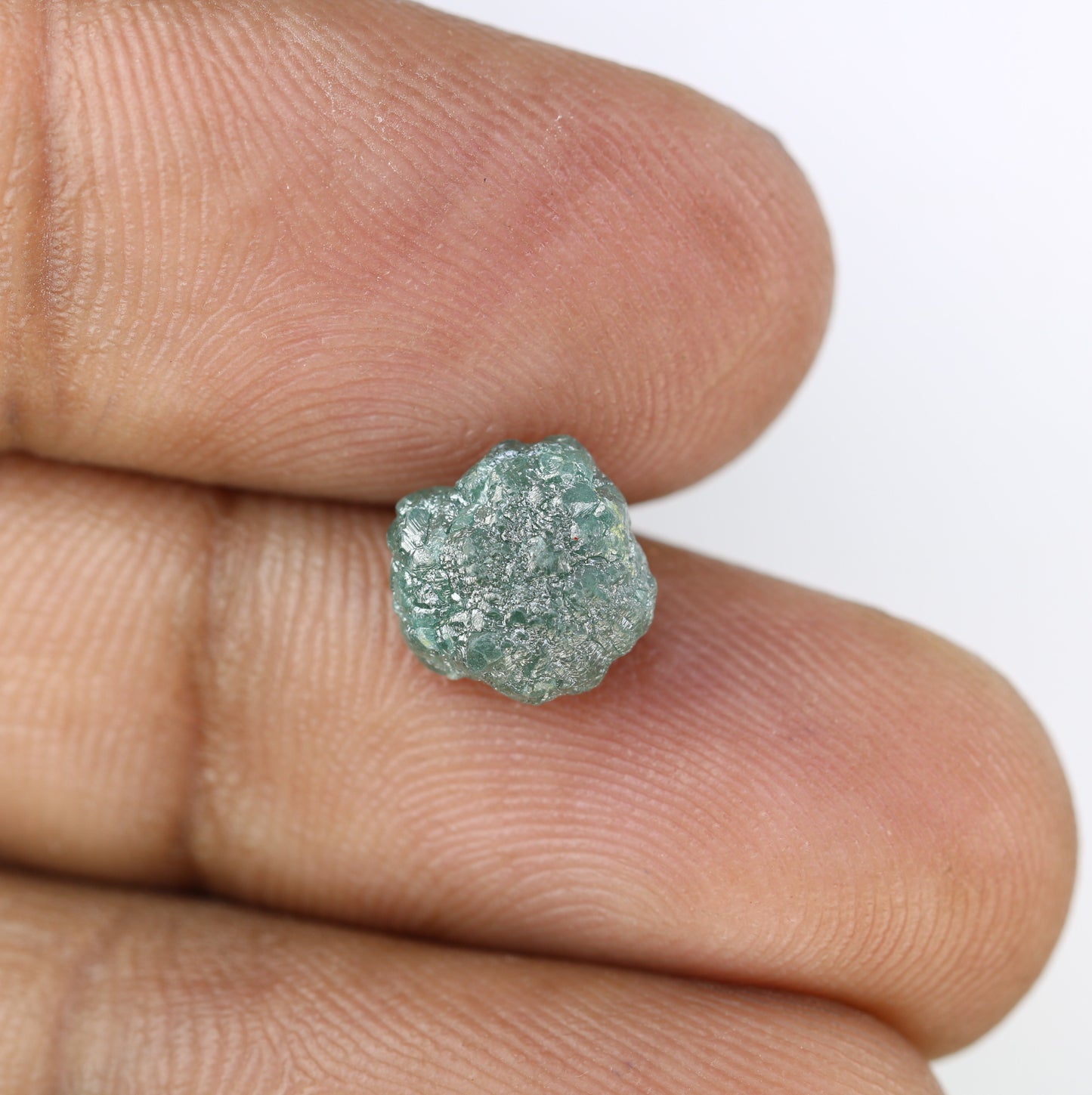 3.19 CT Raw Blue Rough Uncut Diamond For Engagement Ring, Her Gift - JayKrishna Diamond