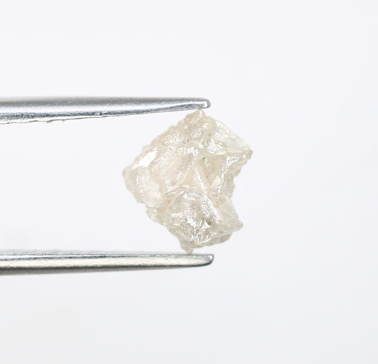 1.29 CT Natural Rough Raw White Uncut Diamond For Engagement Ring - JayKrishna Diamond