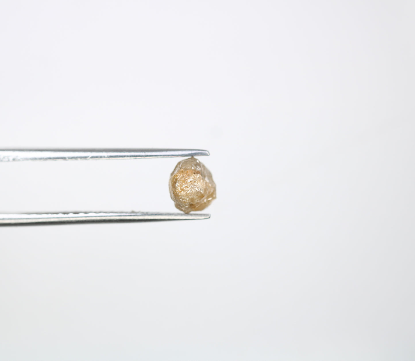 1.25 CT Uncut Natural Peach Raw 5.80 MM Rough Loose Diamond For Promise Ring - JayKrishna Diamond