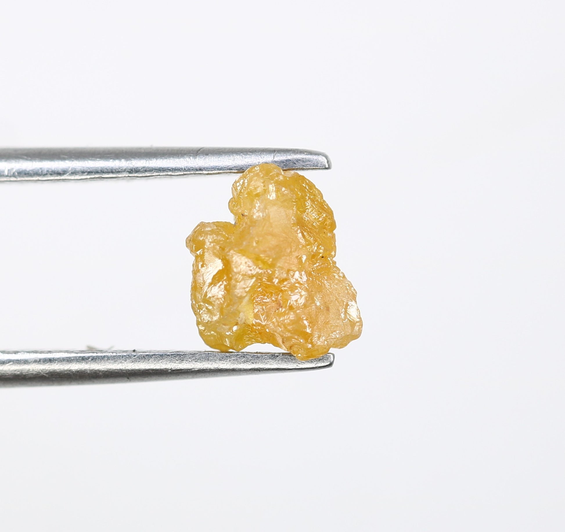 1.05 CT 6.20 MM Rough Yellow Irregular Cut Raw Diamond For Engagement Ring - JayKrishna Diamond