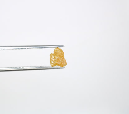1.05 CT 6.20 MM Rough Yellow Irregular Cut Raw Diamond For Engagement Ring - JayKrishna Diamond