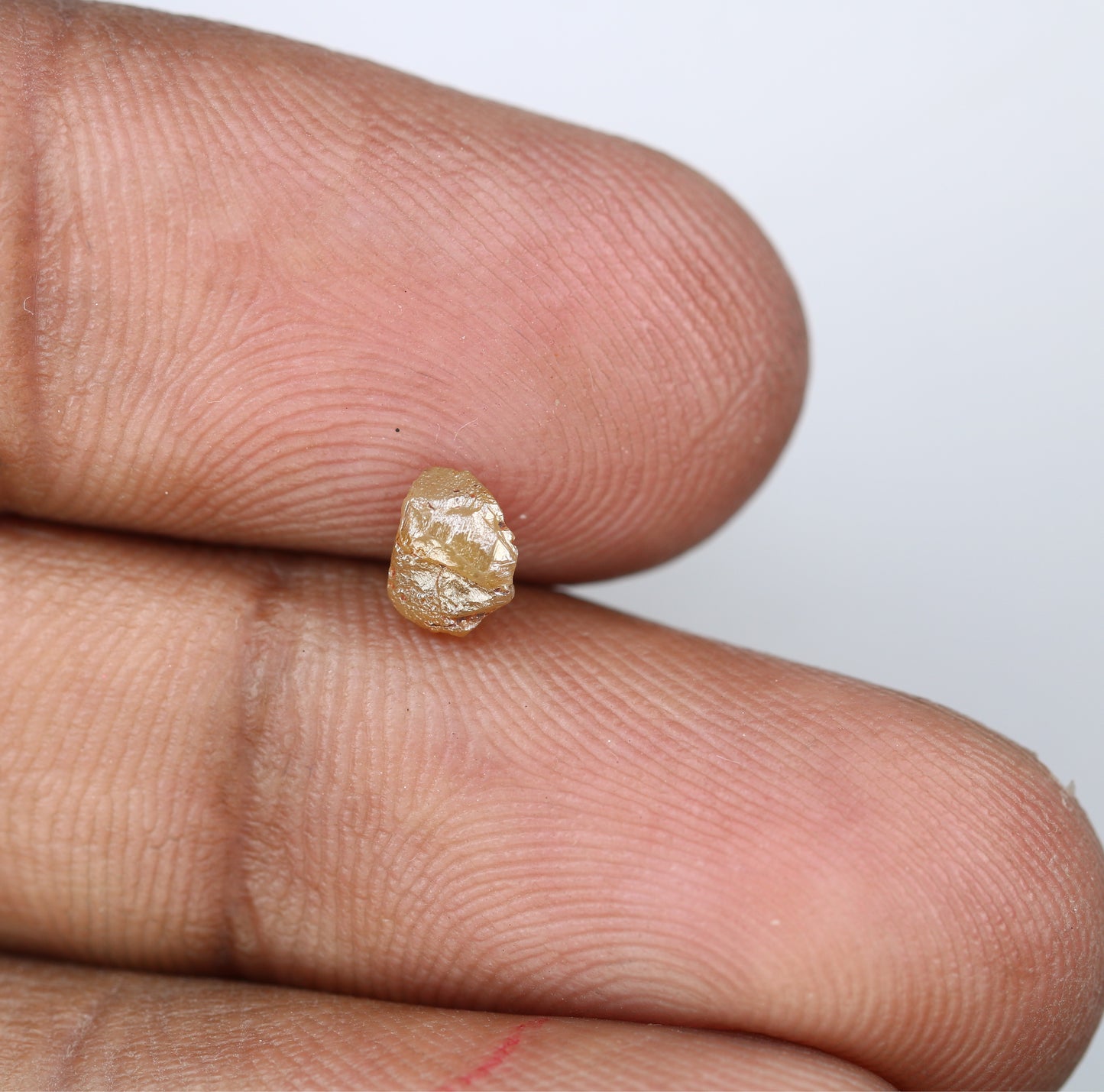 0.60 CT Uncut Natural Rough Peach Raw Diamond for a Distinctive Promise Ring: Thoughtful Jewelry Gift Option - JayKrishna Diamond