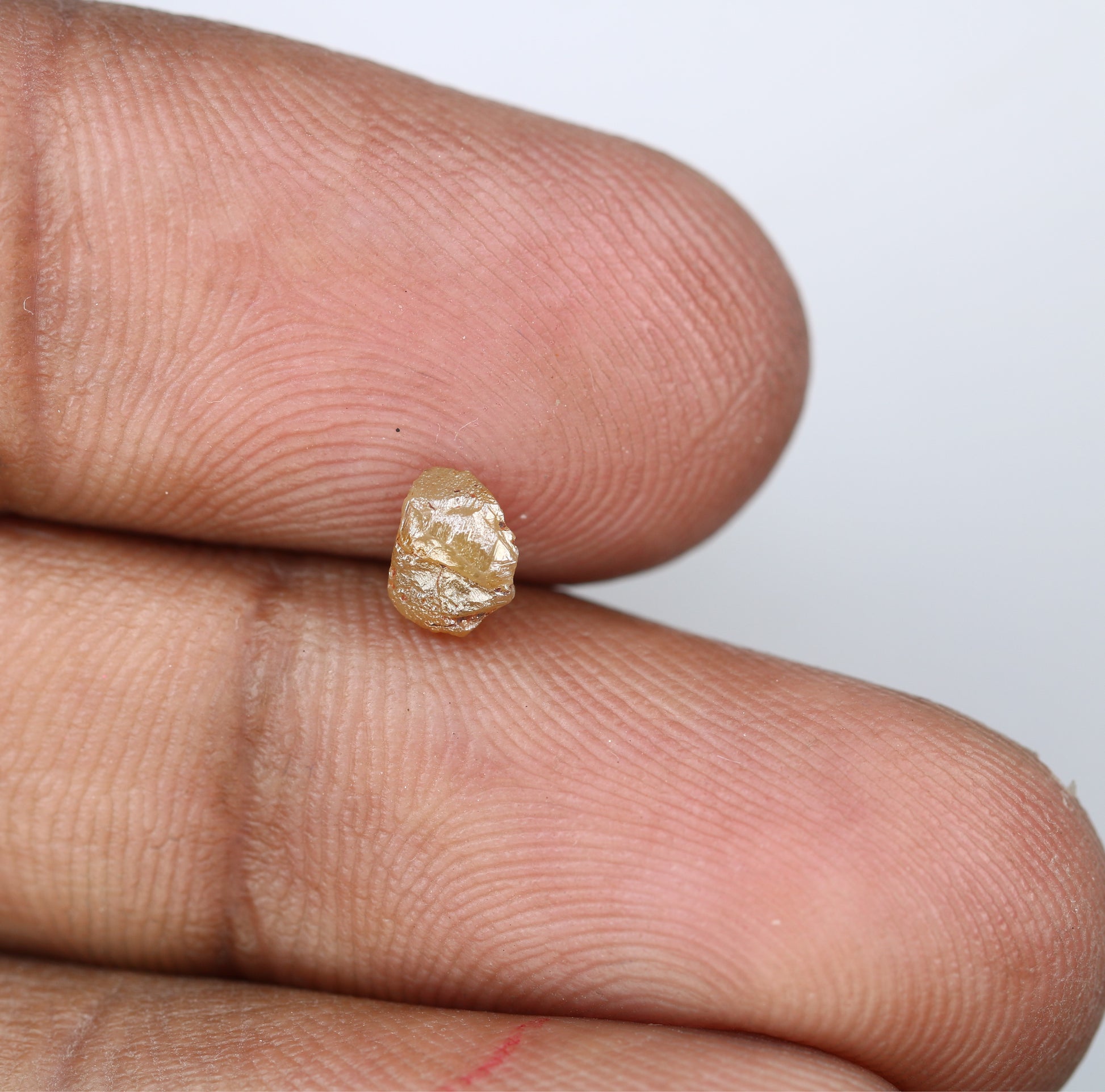 0.60 CT Uncut Natural Rough Peach Raw Diamond for a Distinctive Promise Ring: Thoughtful Jewelry Gift Option - JayKrishna Diamond