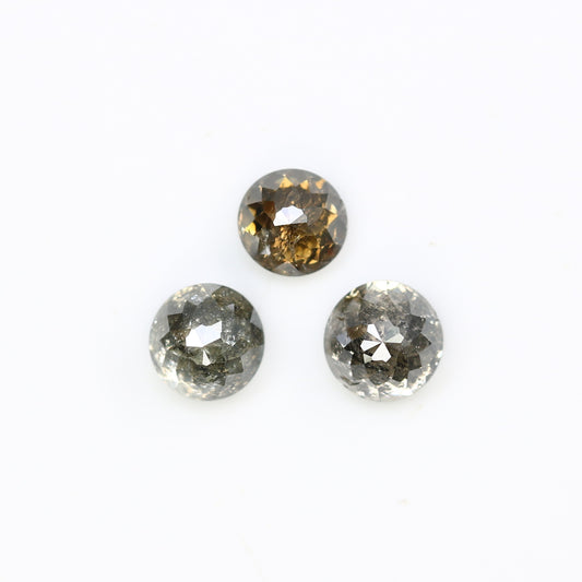 1.17 Carat Brown Color Natural Loose Round Rose Cut Diamond For Galaxy Ring - JayKrishna Diamond