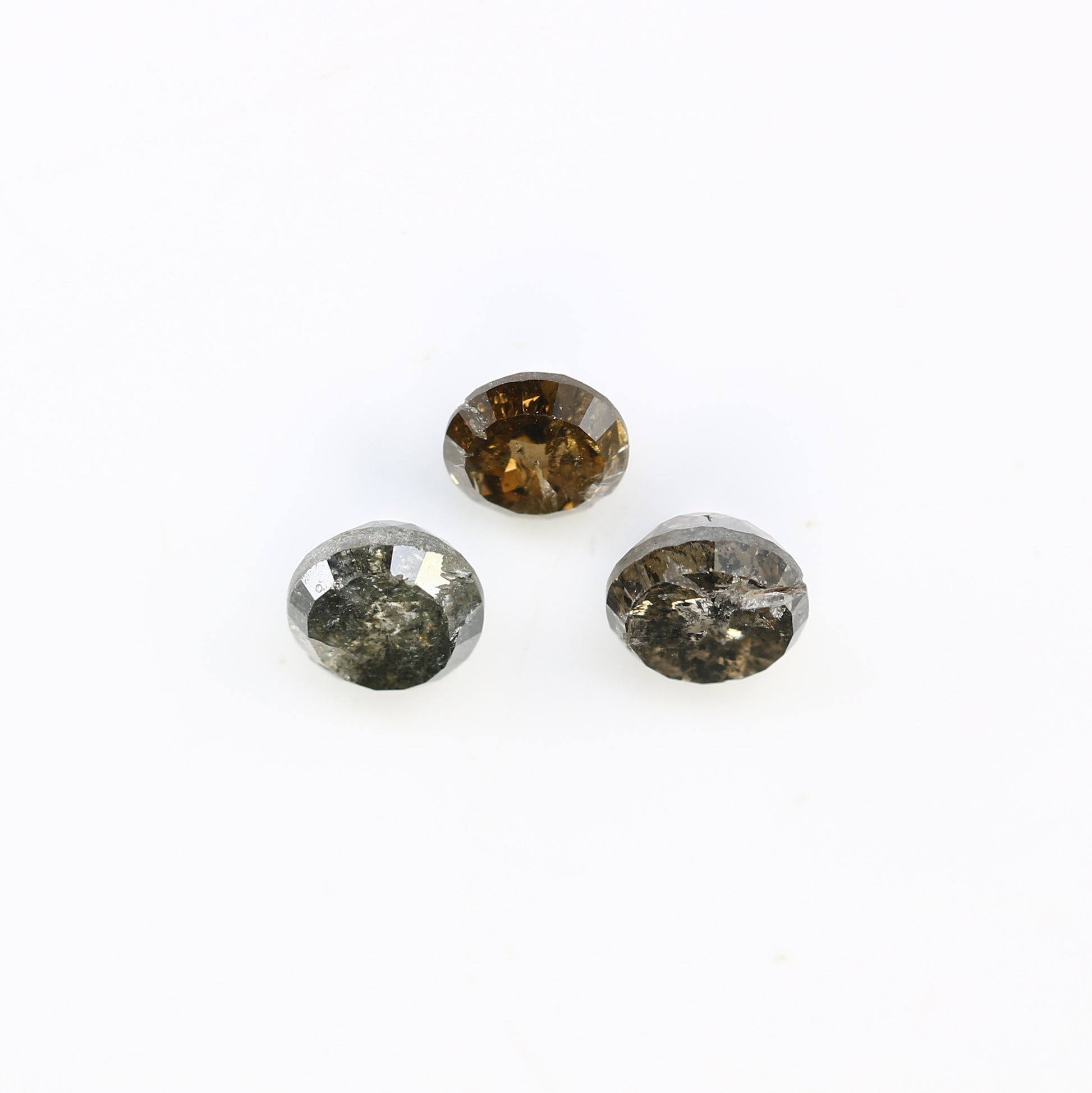 1.17 Carat Brown Color Natural Loose Round Rose Cut Diamond For Galaxy Ring - JayKrishna Diamond