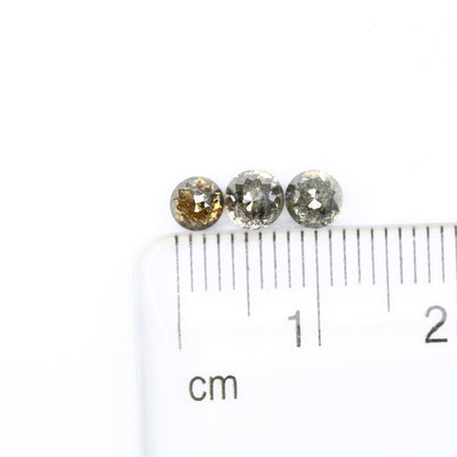 1.17 Carat Brown Color Natural Loose Round Rose Cut Diamond For Galaxy Ring - JayKrishna Diamond