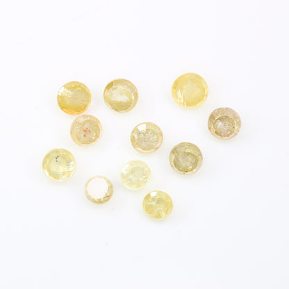 1.84 Carat Light Yellow Color Natural Loose Antique Rose Cut Diamond For Wedding Ring - JayKrishna Diamond
