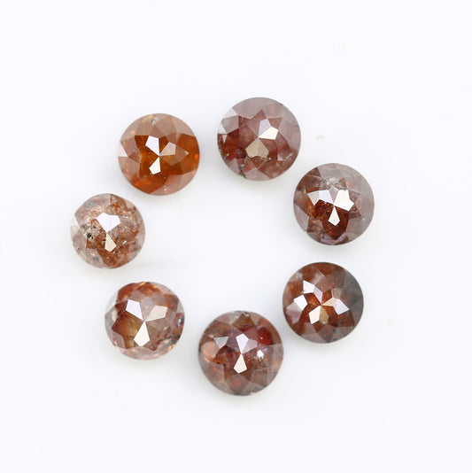 1.09 Carat Natural Red Color Loose Round Rose Cut Diamond For Promise Ring - JayKrishna Diamond
