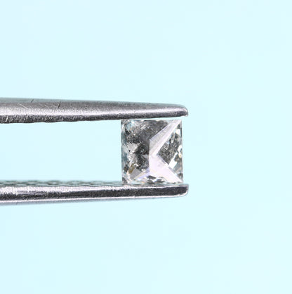0.21 CT Salt and Pepper Princess Cut Diamond – Ideal for Engagement Rings - JayKrishna Diamond