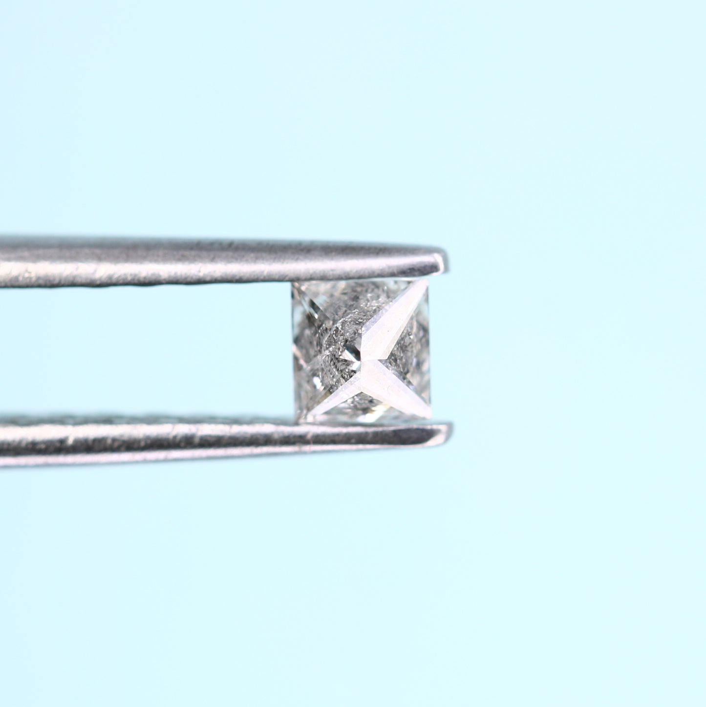 0.20 CT Princess Cut Salt and Pepper Diamond – Stunning for Engagement Rings, Necklaces, Promise Rings, Earrings & Anniversary Gifts - JayKrishna Diamond