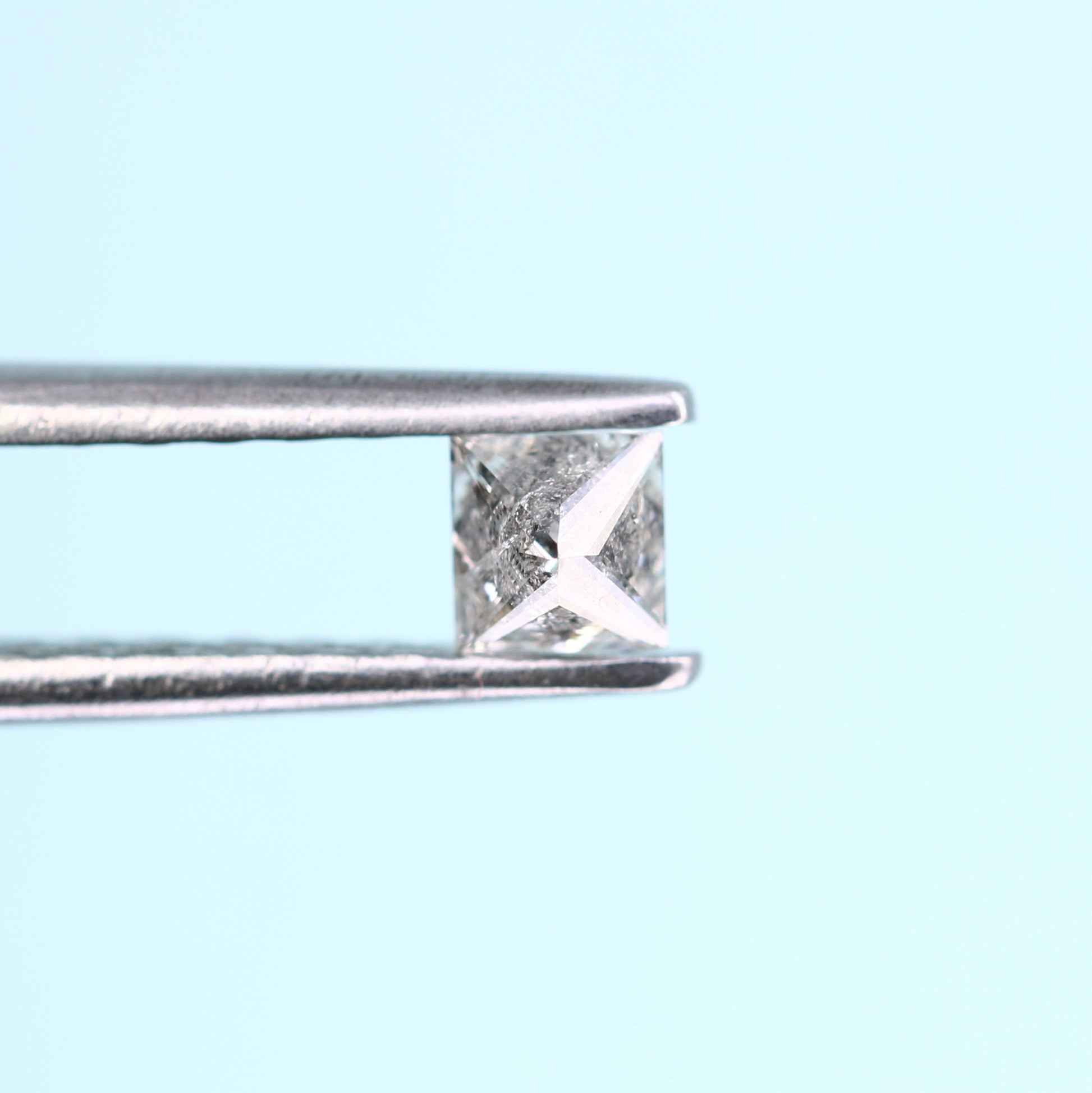 0.20 CT Princess Cut Salt and Pepper Diamond – Stunning for Engagement Rings, Necklaces, Promise Rings, Earrings & Anniversary Gifts - JayKrishna Diamond