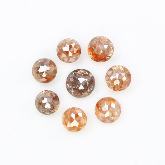 1.27 Carat Fancy Red Color Loose Round Rose Cut Diamond For Promise Ring - JayKrishna Diamond