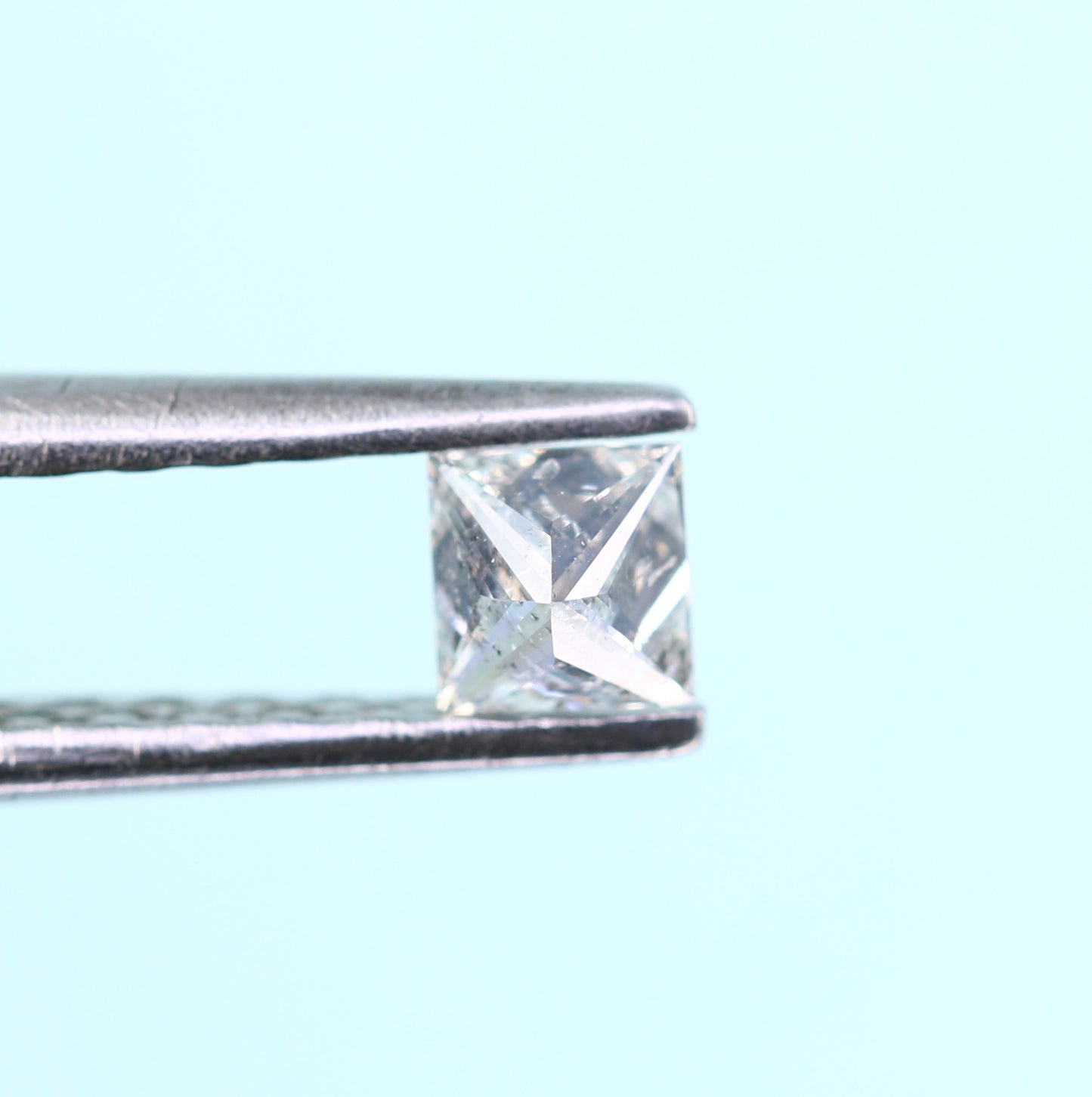 0.20 CT Princess Shape Salt and Pepper Diamond – Perfect for Engagement Rings, Necklaces, Promise Rings, Earrings & Anniversary Gifts - JayKrishna Diamond