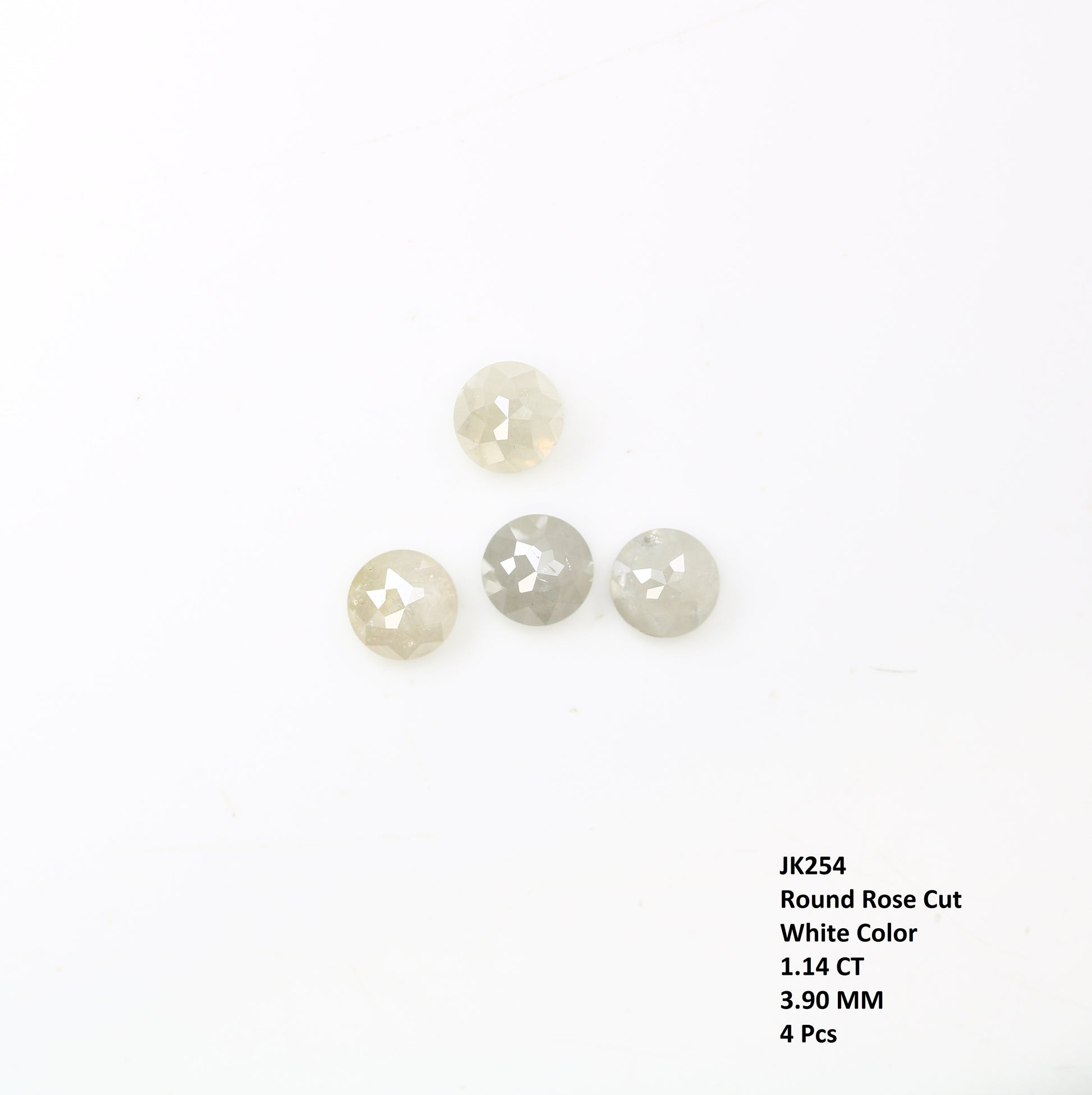 1.14 Carat Loose White Color Loose Round Rose Cut Diamond For Wedding Ring - JayKrishna Diamond