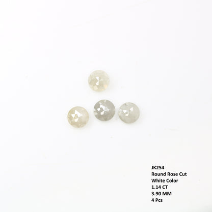 1.14 Carat Loose White Color Loose Round Rose Cut Diamond For Wedding Ring - JayKrishna Diamond