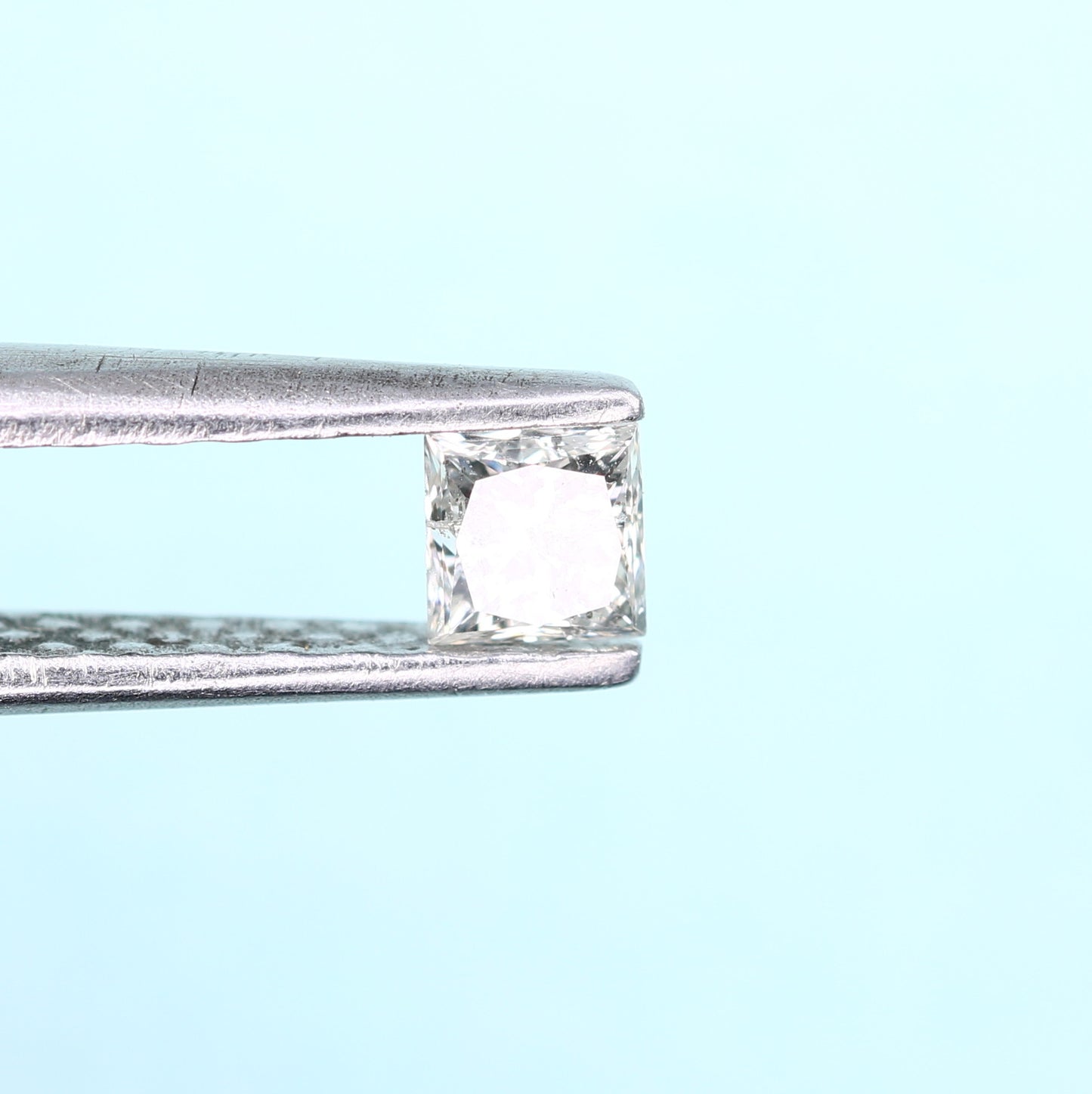 0.22 CT Salt and Pepper Princess Cut Diamond – Perfect for Engagement Rings - JayKrishna Diamond