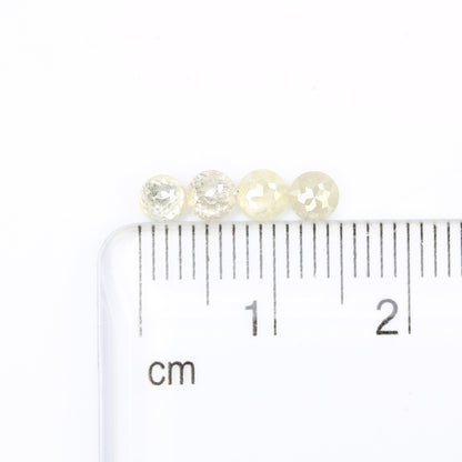 1.09 Carat Grey Color Loose Natural Round Rose Cut Diamond For Wedding Ring - JayKrishna Diamond