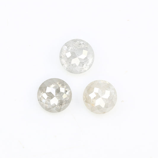 0.89 Carat White Loose Round Rose Cut Natural Diamond For Wedding Ring - JayKrishna Diamond