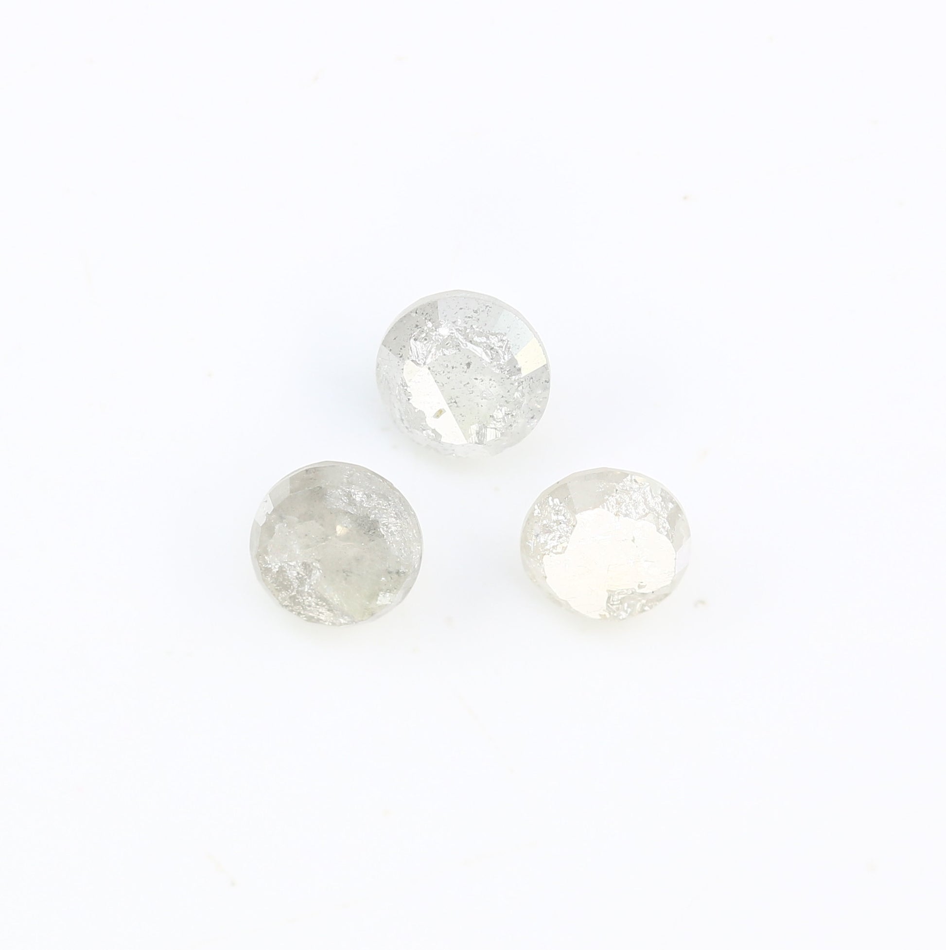 0.89 Carat White Loose Round Rose Cut Natural Diamond For Wedding Ring - JayKrishna Diamond