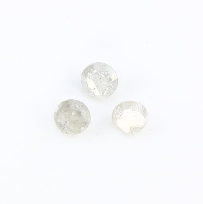 0.89 Carat White Loose Round Rose Cut Natural Diamond For Wedding Ring - JayKrishna Diamond