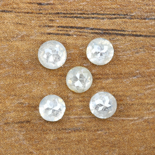 1.17 Carat White Color Natural Loose Antique Round Rose Cut Diamond For Galaxy Ring - JayKrishna Diamond