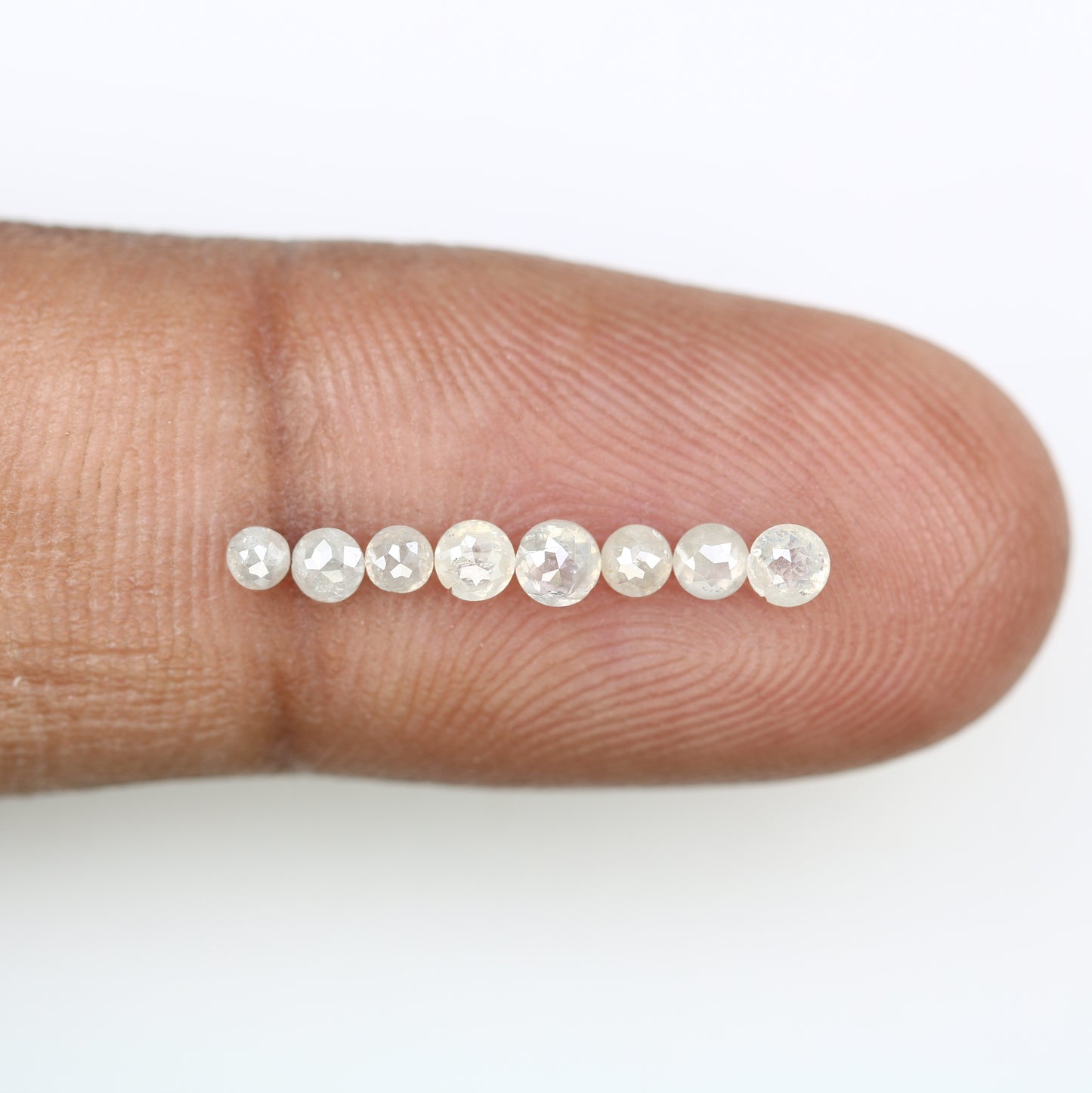 0.75 Carat Round Rose Cut Loose Natural White Diamond For Diamond Jewelry - JayKrishna Diamond