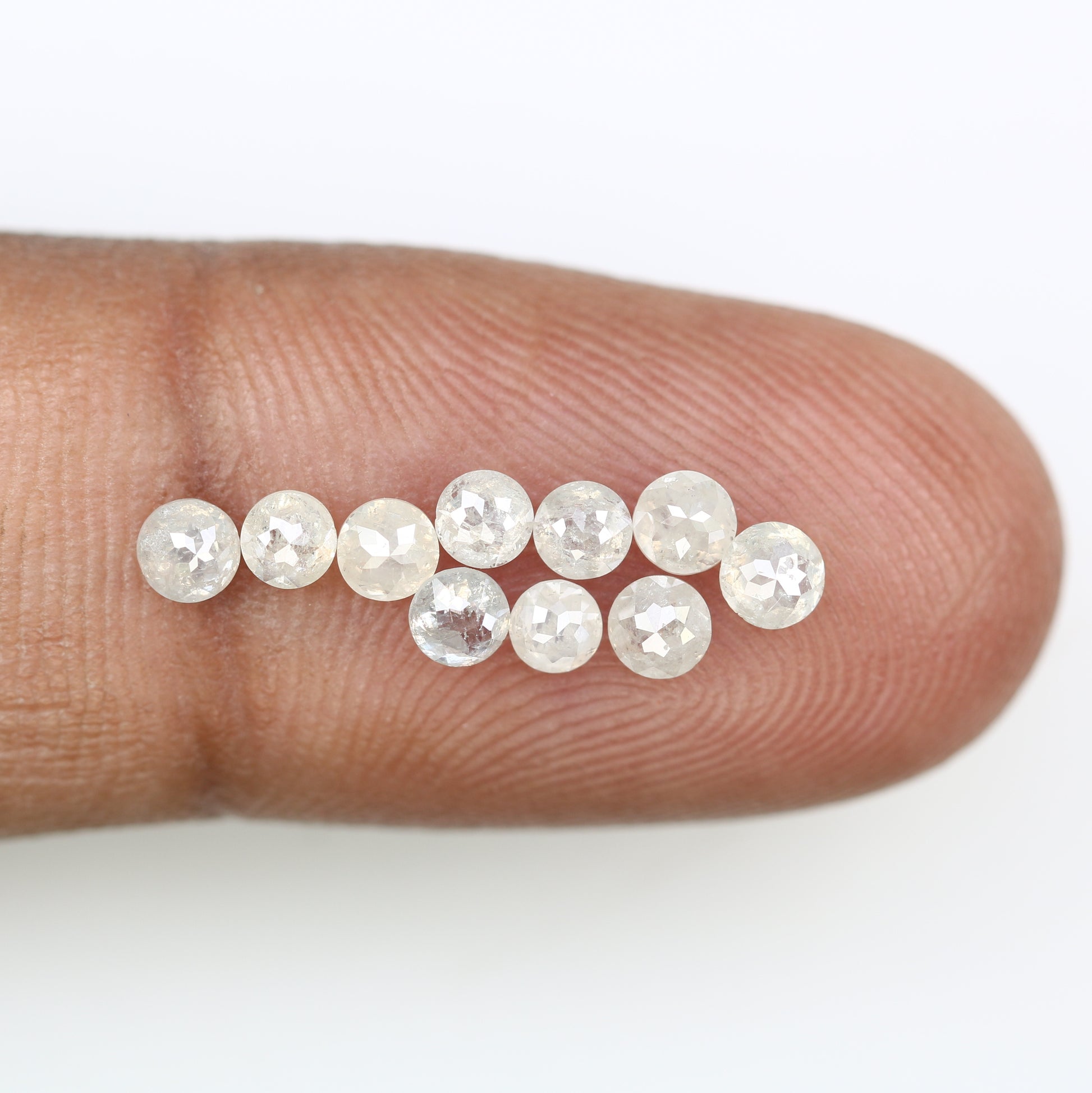 1.56 Carat White Color Natural Loose Round Rose Cut Diamond For Wedding Ring - JayKrishna Diamond