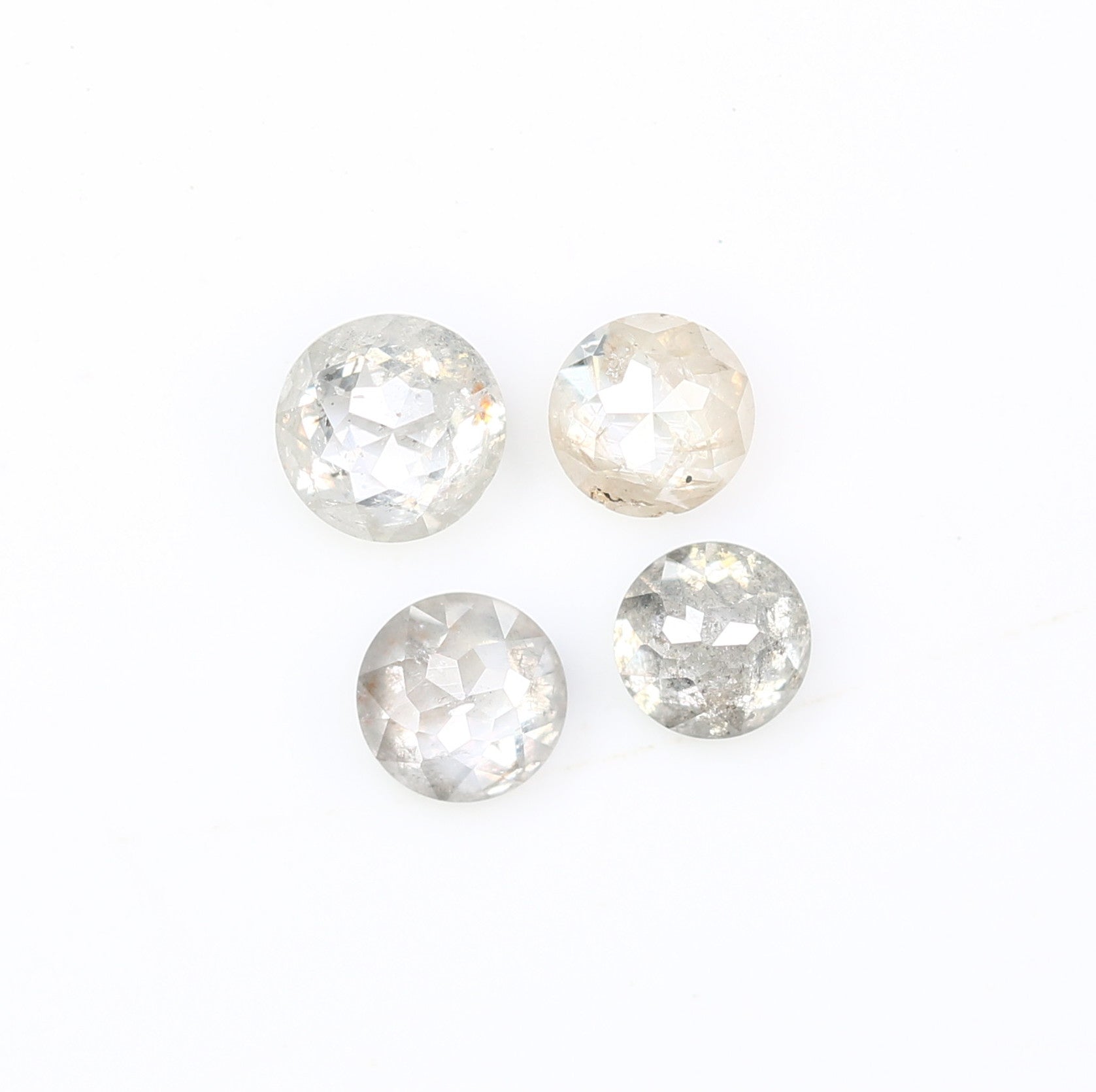 0.68 Carat Natural Loose White Round Rose Cut Diamond for Galaxy Ring - Unique Gemstone for Celestial-Inspired Jewelry Designs - JayKrishna Diamond