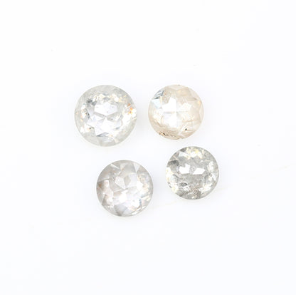 0.68 Carat Natural Loose White Round Rose Cut Diamond for Galaxy Ring - Unique Gemstone for Celestial-Inspired Jewelry Designs - JayKrishna Diamond