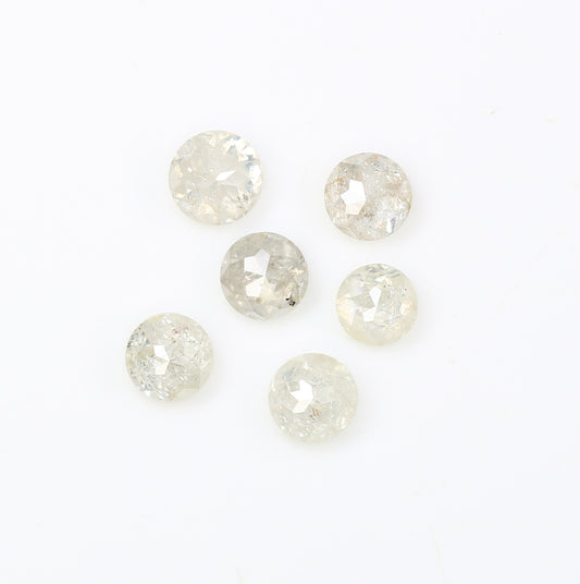 0.87 Carat White Color Natural Loose Round Rose Cut Diamond For Wedding Ring - JayKrishna Diamond