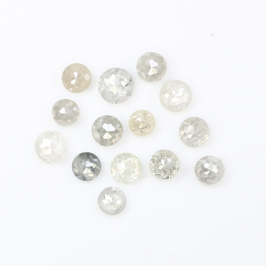 1.20 Carat White Diamond, Round Shape Diamond, Rose Cut Diamond, Wedding Ring - JayKrishna Diamond