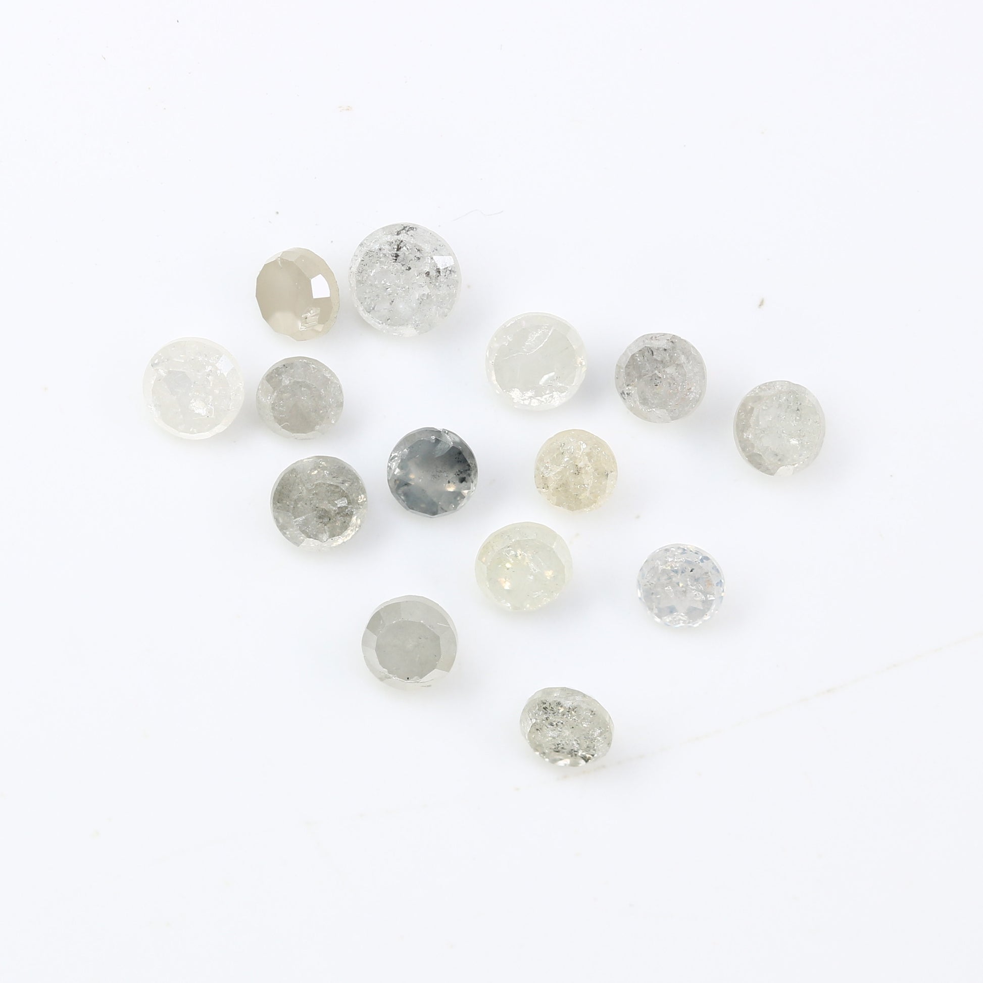 1.20 Carat White Diamond, Round Shape Diamond, Rose Cut Diamond, Wedding Ring - JayKrishna Diamond
