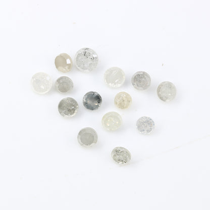 1.20 Carat White Diamond, Round Shape Diamond, Rose Cut Diamond, Wedding Ring - JayKrishna Diamond