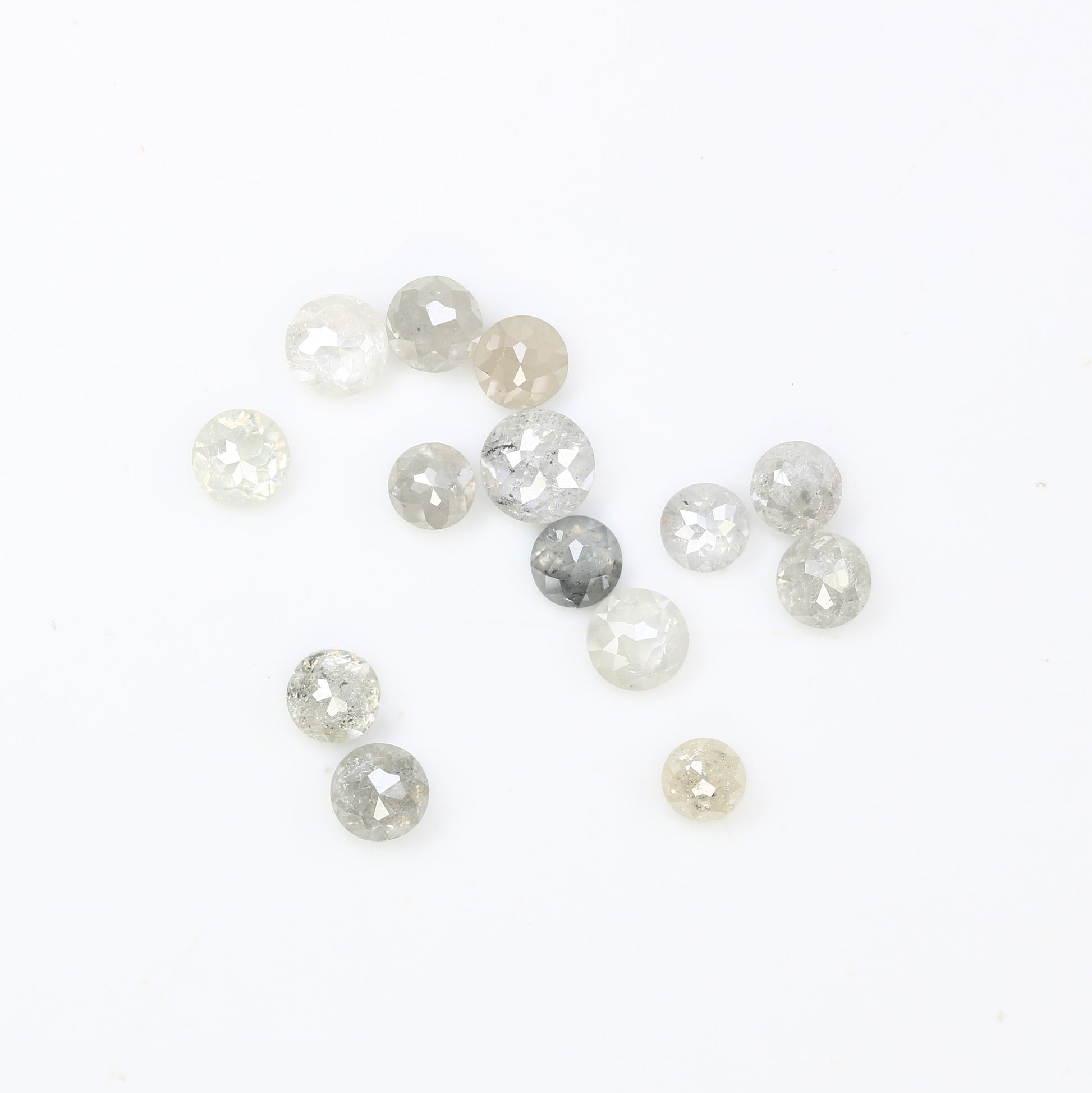 1.20 Carat White Diamond, Round Shape Diamond, Rose Cut Diamond, Wedding Ring - JayKrishna Diamond
