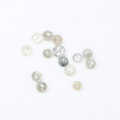 1.20 Carat White Diamond, Round Shape Diamond, Rose Cut Diamond, Wedding Ring - JayKrishna Diamond