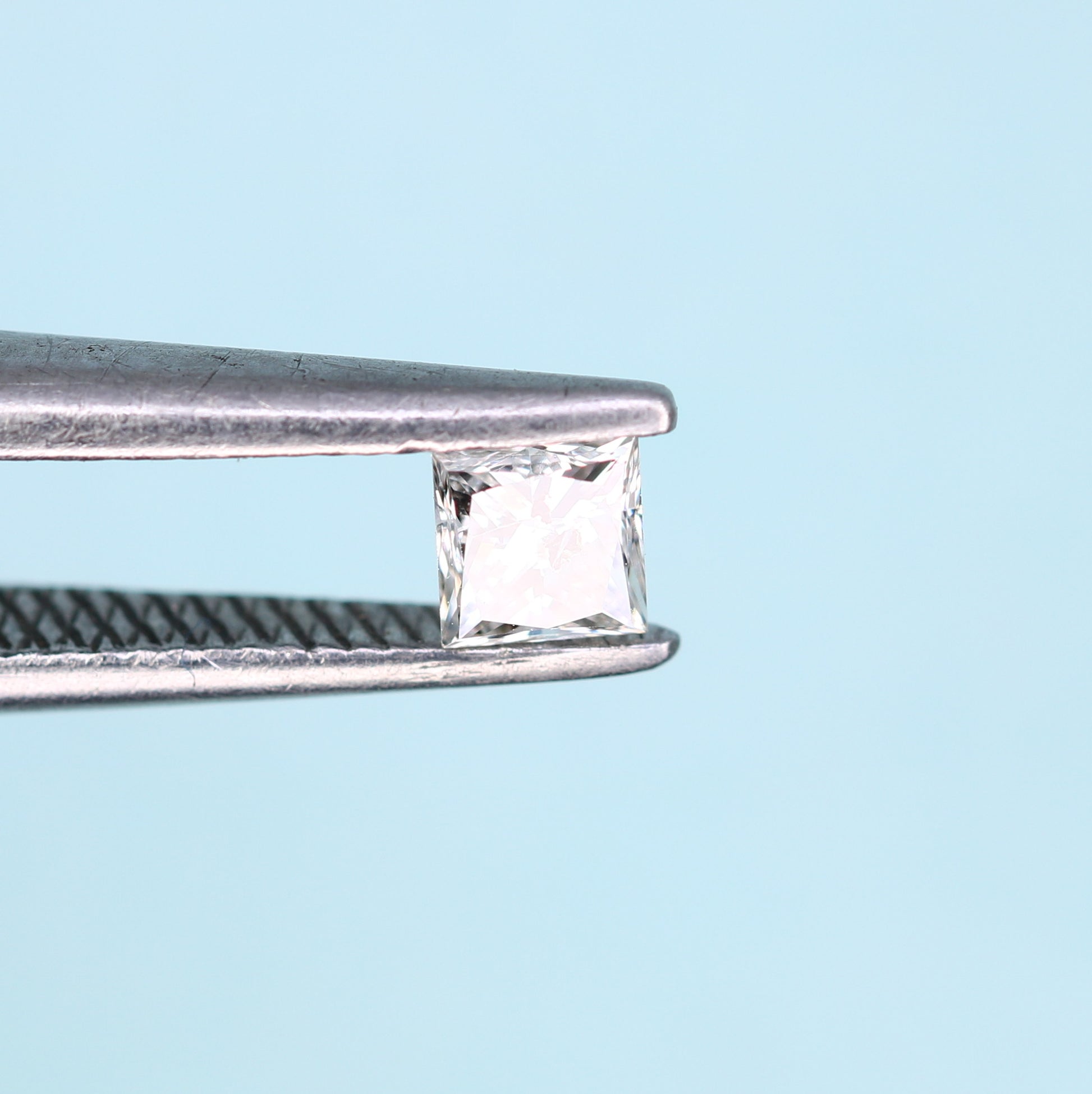 0.21 CT Salt and Pepper Princess Cut Diamond – Perfect for Engagement Rings - JayKrishna Diamond