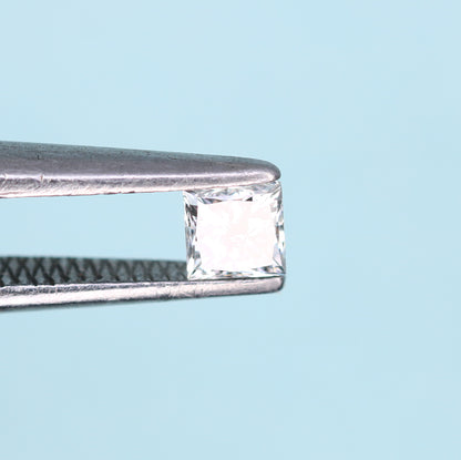 0.21 CT Princess Cut Salt and Pepper Diamond – Perfect for Engagement Rings and Custom Jewelry - JayKrishna Diamond
