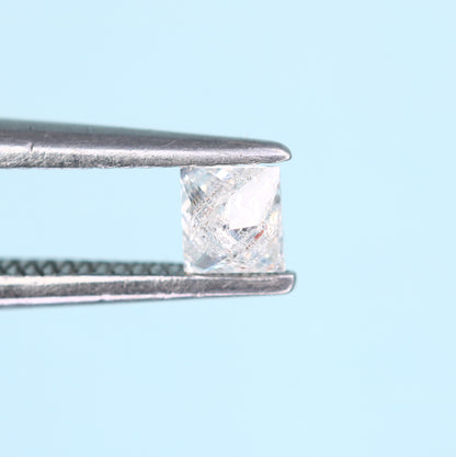 0.18 CT Salt and Pepper Princess Cut Diamond - Ideal for Engagement Rings, Necklaces, Promise Rings, Earrings, and Anniversary Gifts - JayKrishna Diamond