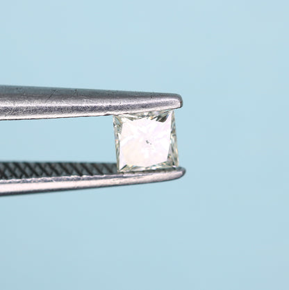 0.19 CT Princess Cut Salt and Pepper Diamond - Ideal for Engagement Rings, Necklaces, Promise Rings, Earrings, and Anniversary Gifts - JayKrishna Diamond