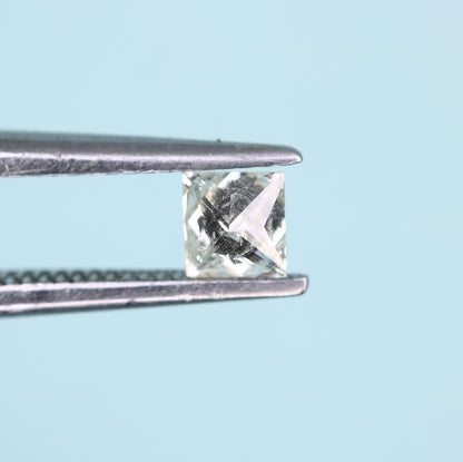 0.19 CT Princess Cut Salt and Pepper Diamond - Ideal for Engagement Rings, Necklaces, Promise Rings, Earrings, and Anniversary Gifts - JayKrishna Diamond