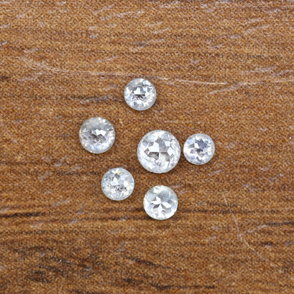 0.35 Carat Natural White Round Rose Cut Diamond | 2.00-2.70MM Loose Diamond for Custom Wedding Rings & Vintage Engagement Jewelry - JayKrishna Diamond